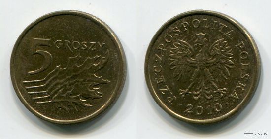 Польша. 5 грошей (2010, XF)