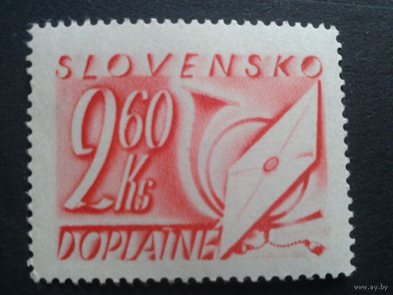 Словакия 1942 доплатная марка
