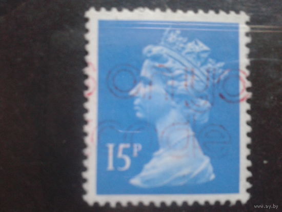 Англия 1979 Королева Елизавета 2  15 пенсов