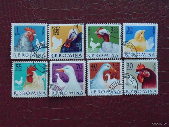 Румыния 1963 г. Птицы