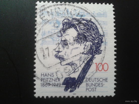 Германия 1994 композитор Михель-0,8 евро гаш.