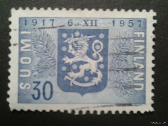 Финляндия 1957 гос. герб