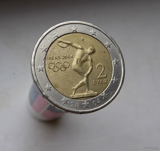 2 евро 2004 Греция Летние Олимпийские игры 2004 в Афинах