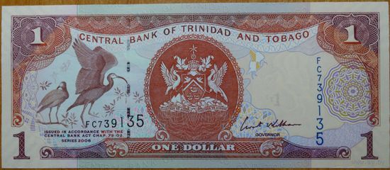 Тринидад и Тобаго. 1 доллар (2006 года, UNC)