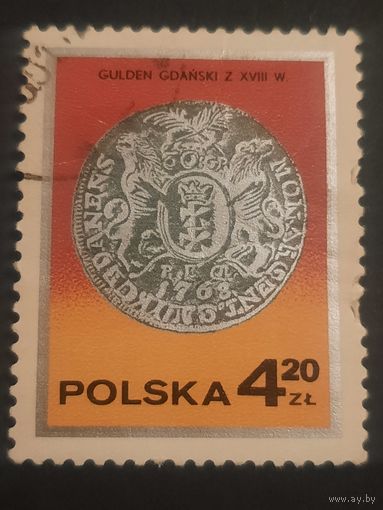 Польша. Монеты. Gulden Gdanski XVIII