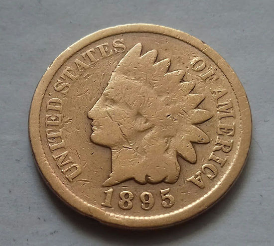 1 цент, США 1895 г., чукча в перьях-1