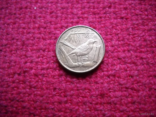 Каймановы острова 1 цент 2005 г.