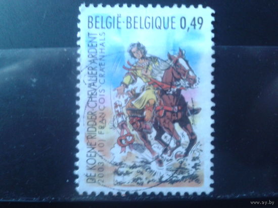 Бельгия 2003 Конный рыцарь, комикс