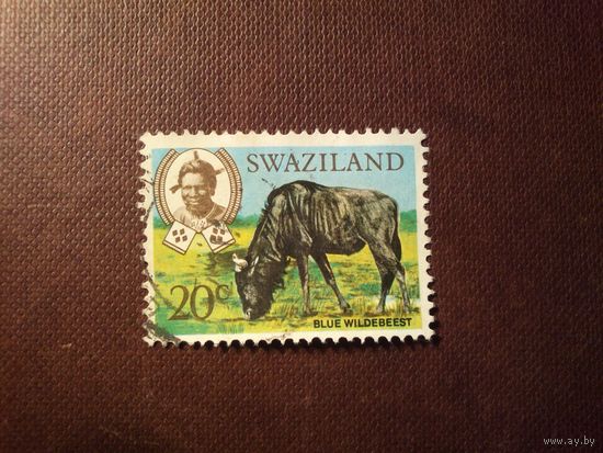 Свазиленд 1969 г.Голубой Гну./20а/