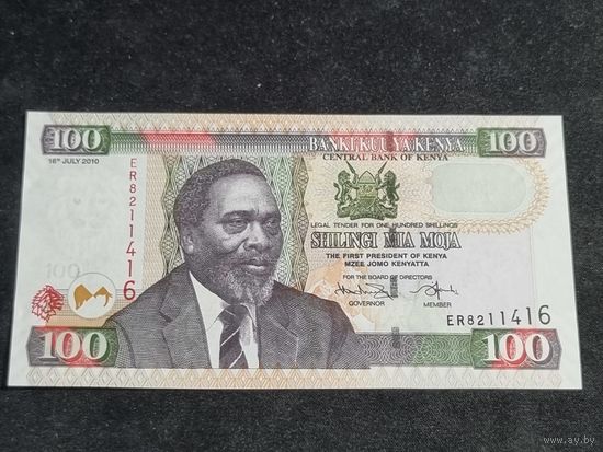 Кения 100 шиллингов 2009  UNC