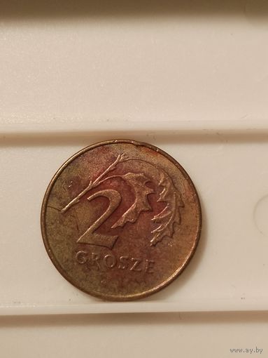 2 гроша 1992 г. Польша