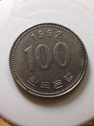 Южная Корея 100 вон 1992 год