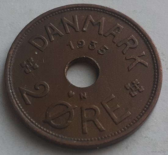 Дания 2 эре, 1935 (4-11-28)