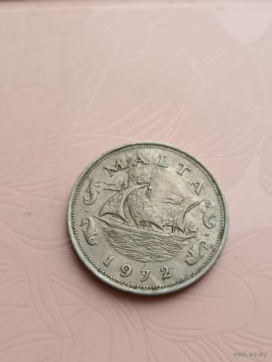 Мальта 10 центов 1972г(7)