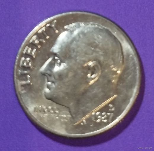 10 центов 1987  США Дайм