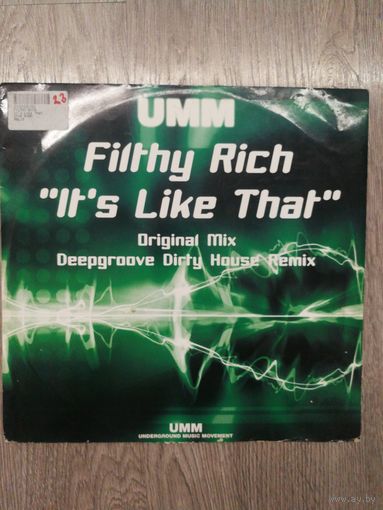 Filthy rich - It's Like That (EP)
