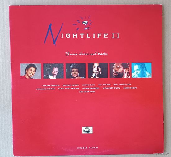 VARIOUS ARTISTS - Nightlife 2 (28 More classic Soul Tracks)(винил 2LP UK 1989)