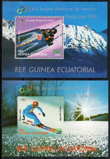 Спорт Олимпийские игры Экваториальная Гвинея 1978 год 2 блока (М)