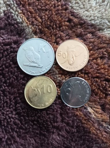 Набор монет Замбии