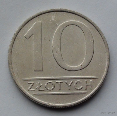 Польша 10 злотых. 1987