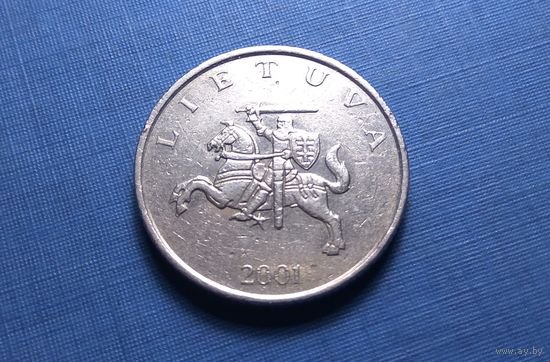 1 лит 2001. Литва.