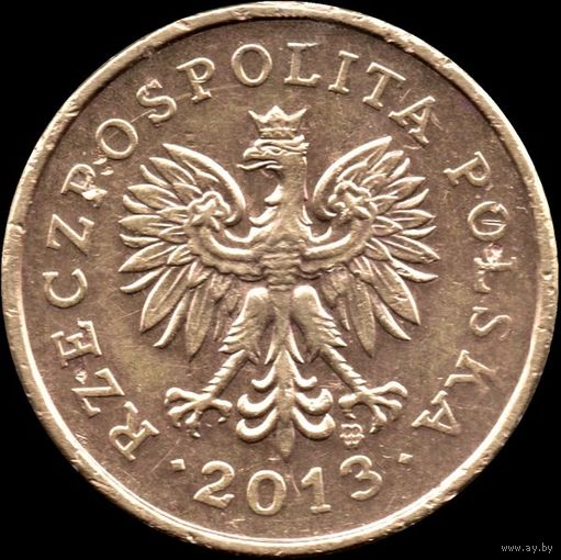 Польша 1 грош 2013 г. Y#276 (22-3)