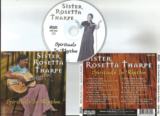 SISTER ROSETTA THARPE - Spirituals In Rhythm (USA CD 2002)