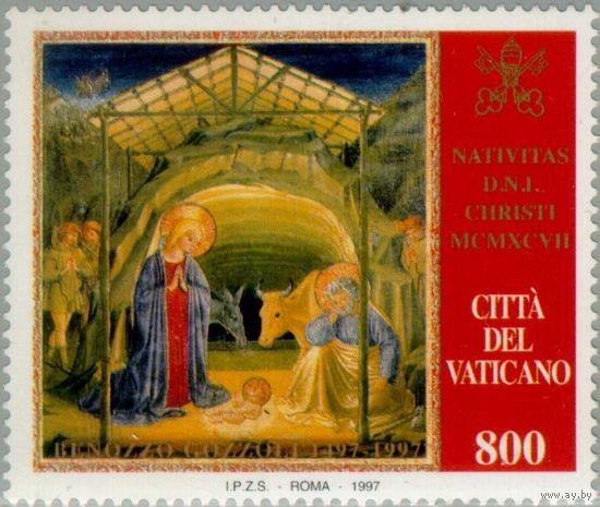 Библейские мотивы | Рождество Ватикан Беноццо Гоццоли, Живопись 1997 ** РН