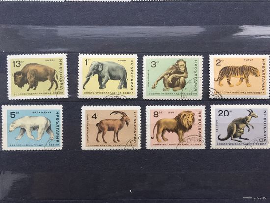 Болгария 1966 год. Софийский зоопарк (серия из 8 марок)