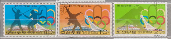 Спорт Олимпийские игры Северная Корея КНДР 1976 год лот 15