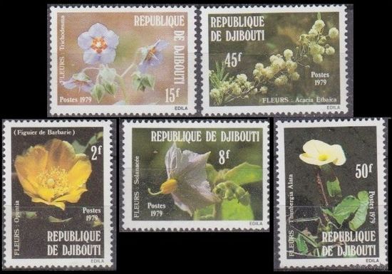 1979 Джибути 253-257 Цветы