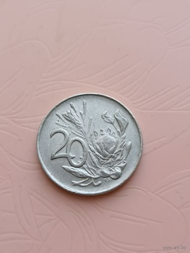 ЮАР 20 центов 1987г(2)