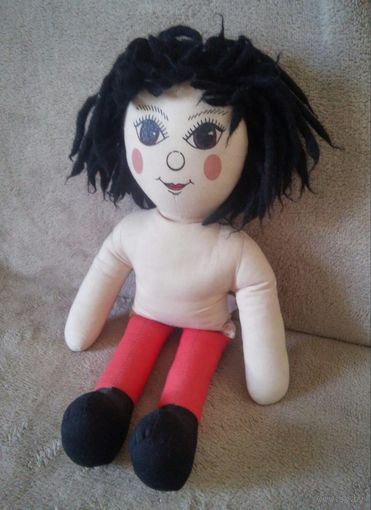 Тряпичная кукла Джим, высота 40 см