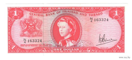 Тринидад и Тобаго 1 доллар 1964 года. Тип Р 26с. Состояние aUNC+!