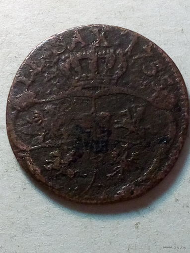 1 грош Польша 1755