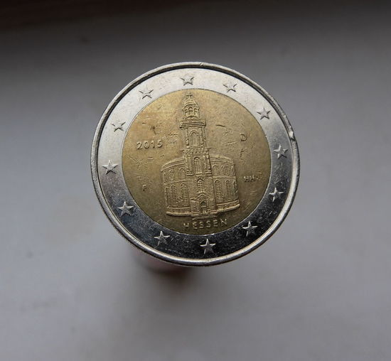2 евро 2015 Германия Гессен  двор F