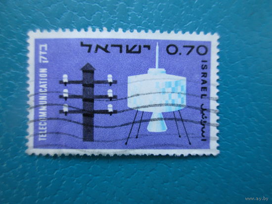 Израиль 1965 г. Мi-342. 100 лет со дня основания МСЭ.