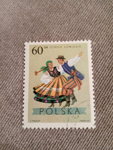 Польша 1969. Традиционная одежда