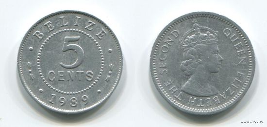 Белиз. 5 центов (1989)