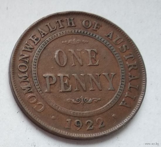 Австралия 1 пенни, 1922 5-3-17