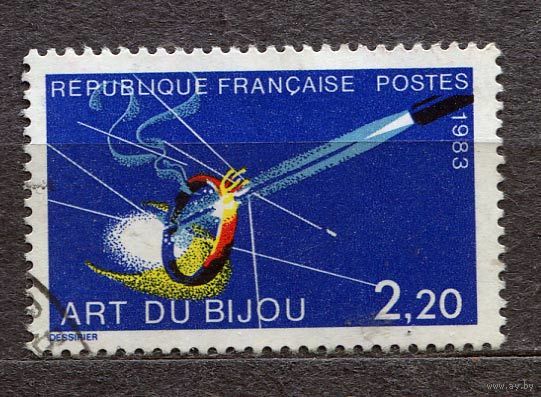 Искусство бижутерии. Франция. 1983. Полная серия 1 марка