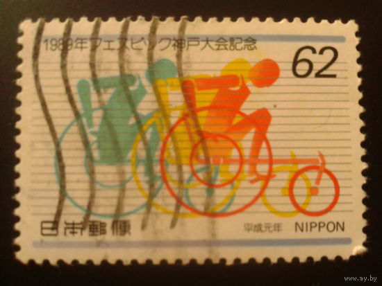 Япония 1989 гонки на инвалидных колясках