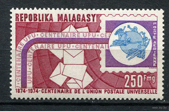 Малагасийская республика - 1974 - 100-летие ВПС - [Mi. 716] - полная серия - 1 марка. MNH.