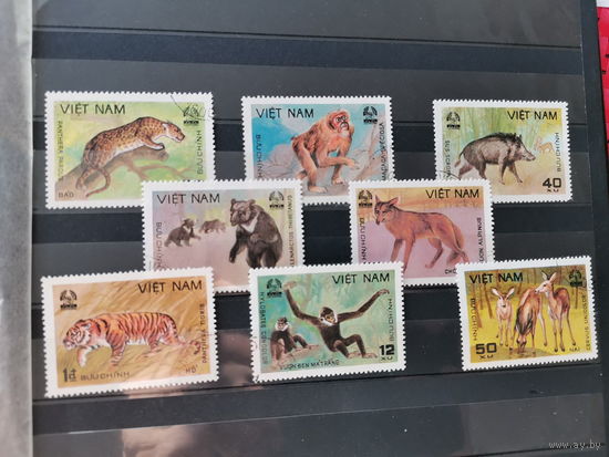 Вьетнам 1981г. Животные леса Кью Фыонг * [Mi 1155-1162] полная серия (2,0 e)