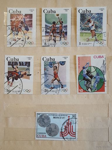 Набор марок "XXIII летние Олимпийские Игры".