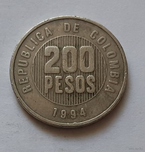 200 песо 1994 г. Колумбия