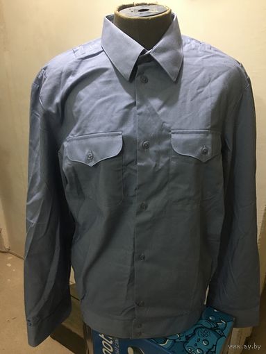 Рубашка форменная 48 -182 Новая синяя