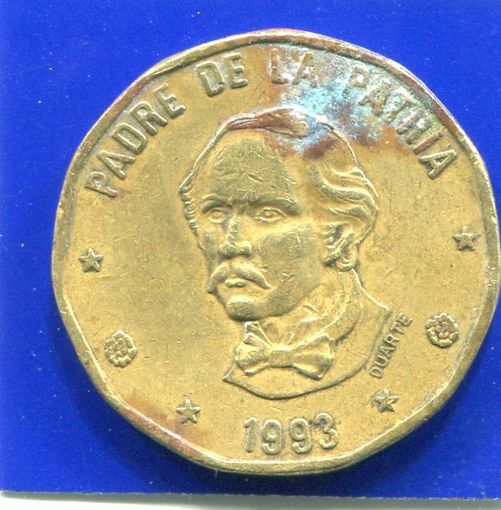 Доминиканская Республика 1 песо 1993