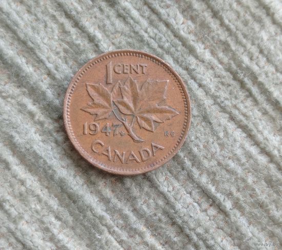 Werty71 Канада 1 цент 1947 Георг 6