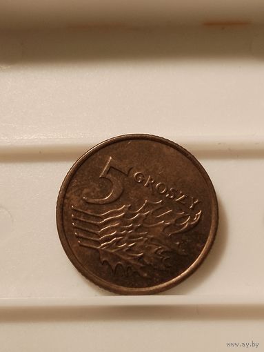 5 грошей 1991 г. Польша